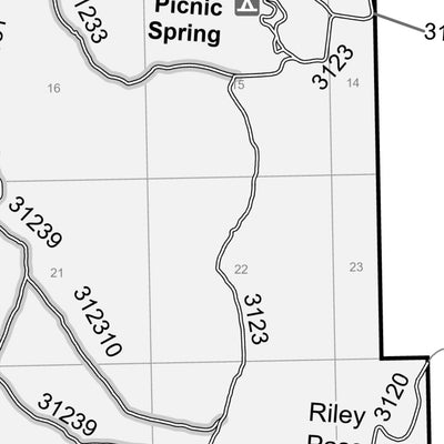 Custer Gallatin National Forest - Sioux Ranger District - Cave Hills MVUM 2024 Preview 3