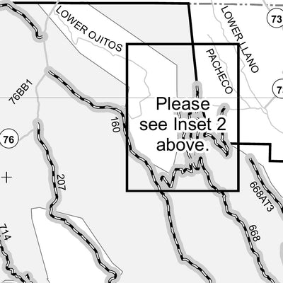 Motor Vehicle Use Map, Carson National Forest, Camino Real Ranger District, Preview 2