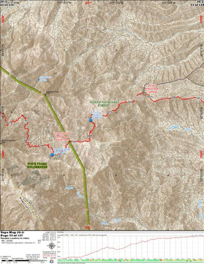 ANST Topo Map 20-3 Four Peaks 3 a Preview 1