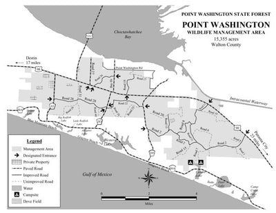 Point Washington WMA Brochure Map Preview 1