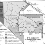 J.W. Corbett WMA Brochure Map Preview 1