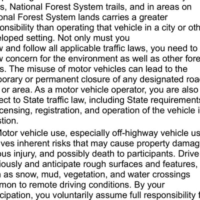 Motor Vehicle Use Map, MVUM, Pleasant Hill District, Ozark-St. Francis National Forests Preview 3