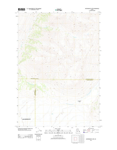 Anchorage B-4 NW, AK (2013, 25000-Scale) Preview 1