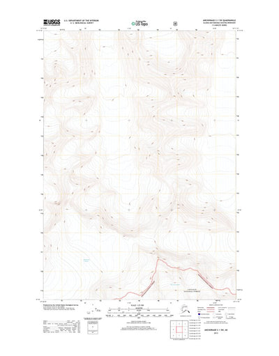 Anchorage C-1 SW, AK (2013, 25000-Scale) Preview 1