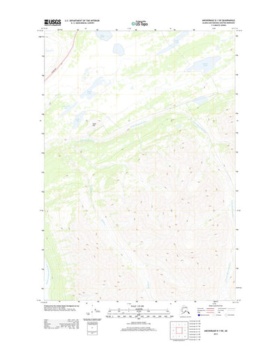 Anchorage D-1 SW, AK (2013, 25000-Scale) Preview 1