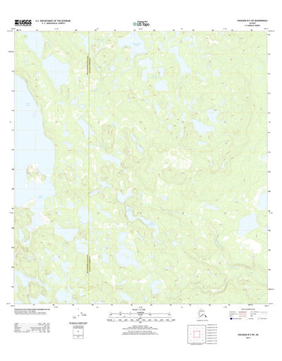 Gulkana B-5 SW, AK (2013, 25000-Scale) Preview 1