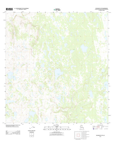 Gulkana B-6 SW, AK (2013, 25000-Scale) Preview 1