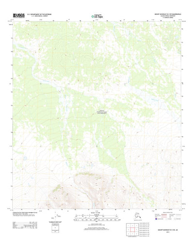 Mount Mckinley B-3 SW, AK (2013, 25000-Scale) Preview 1