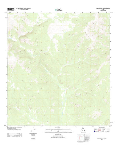 Tanacross A-1 SW, AK (2013, 25000-Scale) Preview 1