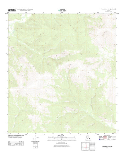 Tanacross B-2 SW, AK (2013, 25000-Scale) Preview 1