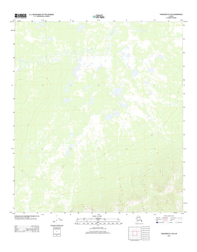 Tanacross D-4 SW, AK (2013, 25000-Scale) Preview 1