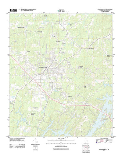 Alexander City, AL (2011, 24000-Scale) Preview 1
