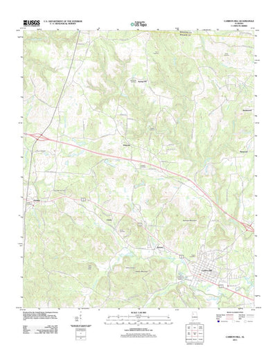 Carbon Hill, AL (2011, 24000-Scale) Preview 1