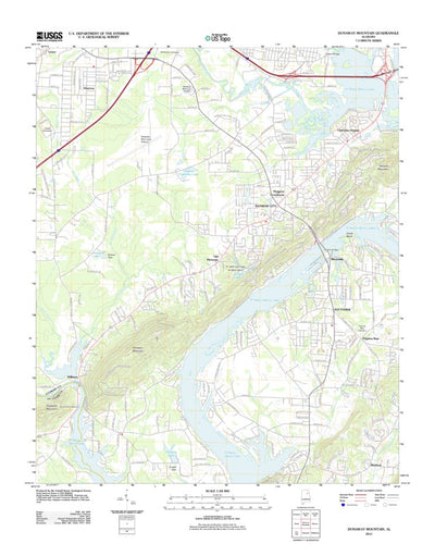 Dunaway Mountain, AL (2011, 24000-Scale) Preview 1