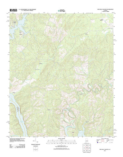 Mitchell Dam NW, AL (2011, 24000-Scale) Preview 1