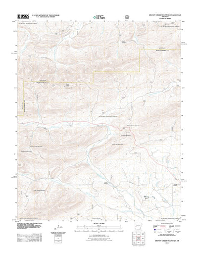 Brushy Creek Mountain, AR (2011, 24000-Scale) Preview 1