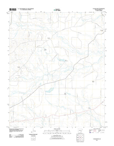 Collins NW, AR (2011, 24000-Scale) Preview 1