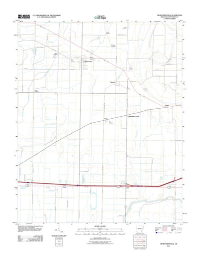 Crawfordsville, AR (2011, 24000-Scale) Preview 1