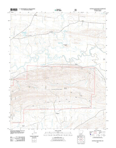 Danville Mountain, AR (2011, 24000-Scale) Preview 1