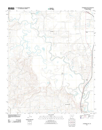 Doddridge NW, AR (2011, 24000-Scale) Preview 1