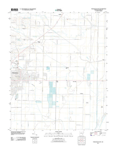Paragould East, AR (2011, 24000-Scale) Preview 1