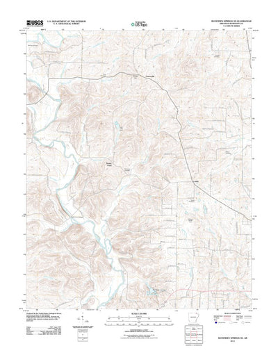 Ravenden Springs SE, AR (2011, 24000-Scale) Preview 1