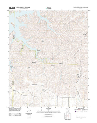 Sandstone Mountain, AR (2011, 24000-Scale) Preview 1