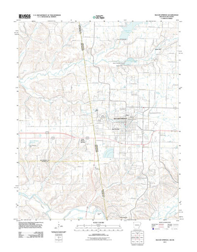 Siloam Springs, AR-OK (2011, 24000-Scale) Preview 1