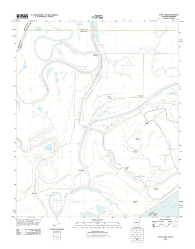 Snow Lake, AR-MS (2011, 24000-Scale) Preview 1