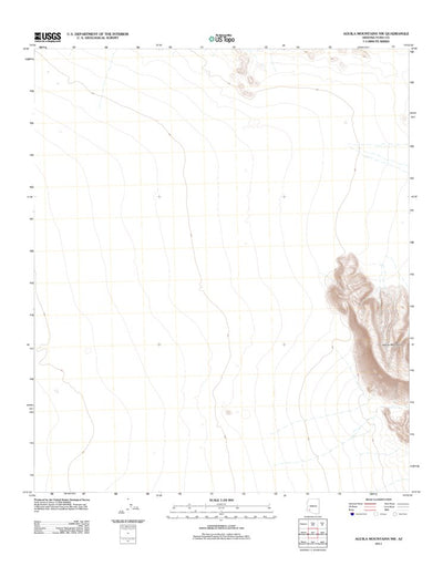 Aguila Mountains NW, AZ (2011, 24000-Scale) Preview 1