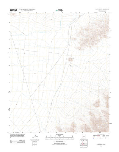 Alamo Dam SE, AZ (2011, 24000-Scale) Preview 1