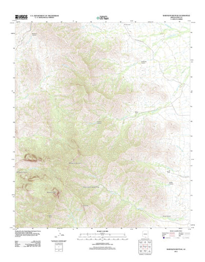 Baboquivari Peak, AZ (2011, 24000-Scale) Preview 1