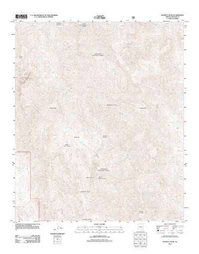 Bassett Peak, AZ (2011, 24000-Scale) Preview 1