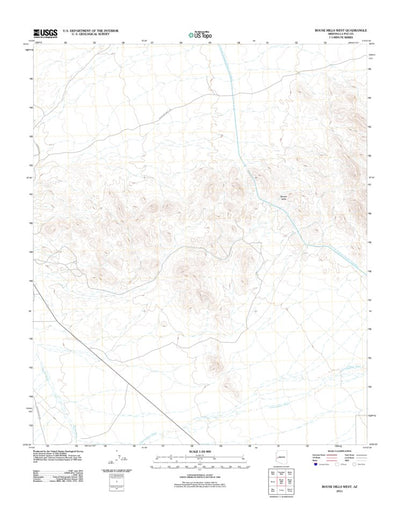 Bouse Hills West, AZ (2011, 24000-Scale) Preview 1