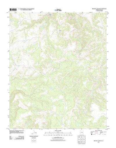 Brushy Canyon, AZ (2011, 24000-Scale) Preview 1