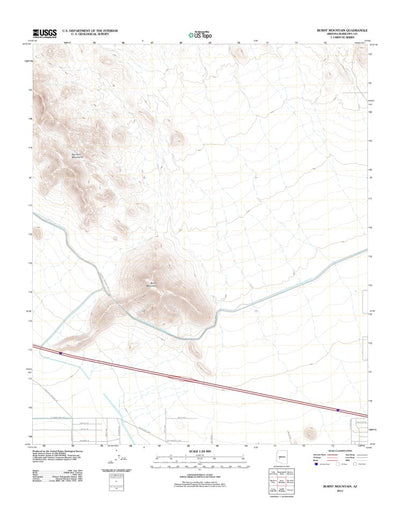 Burnt Mountain, AZ (2011, 24000-Scale) Preview 1
