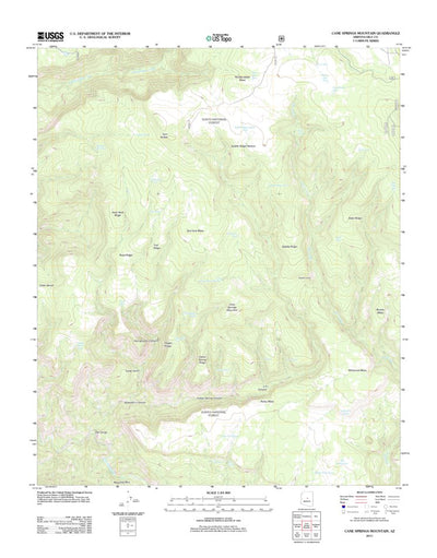 Cane Springs Mountain, AZ (2011, 24000-Scale) Preview 1