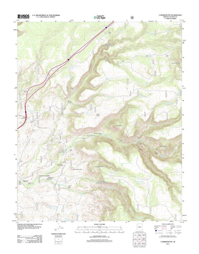 Casner Butte, AZ (2011, 24000-Scale) Preview 1