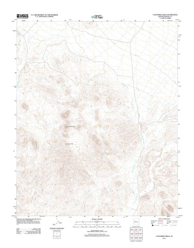 Castaneda Hills, AZ (2011, 24000-Scale) Preview 1