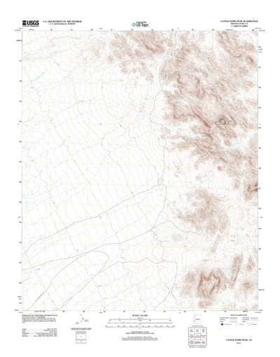 Castle Dome Peak, AZ (2011, 24000-Scale) Preview 1