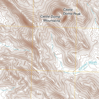 Castle Dome Peak, AZ (2011, 24000-Scale) Preview 3