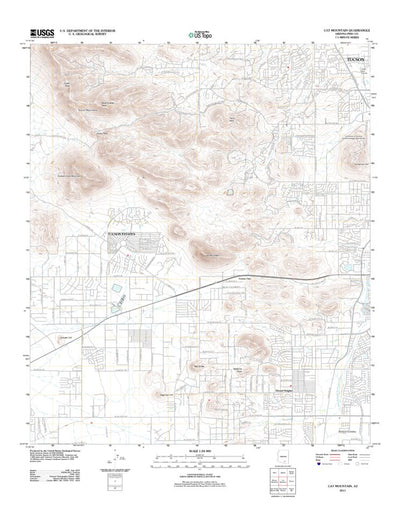 Cat Mountain, AZ (2011, 24000-Scale) Preview 1