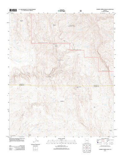 Cherry Spring Peak, AZ (2011, 24000-Scale) Preview 1