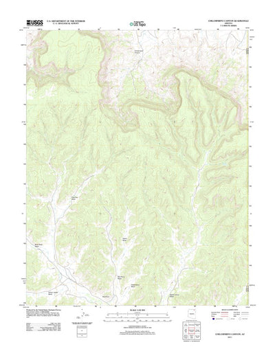 Chilchinbito Canyon, AZ (2011, 24000-Scale) Preview 1