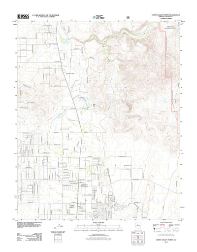 Chino Valley North, AZ (2012, 24000-Scale) Preview 1