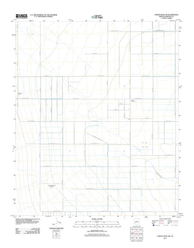 Cortez Peak NW, AZ (2011, 24000-Scale) Preview 1