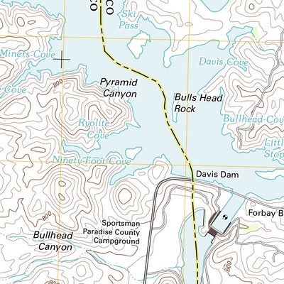 Davis Dam, AZ-NV (2011, 24000-Scale) Preview 3