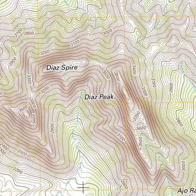 Diaz Peak, AZ (2011, 24000-Scale) Preview 3
