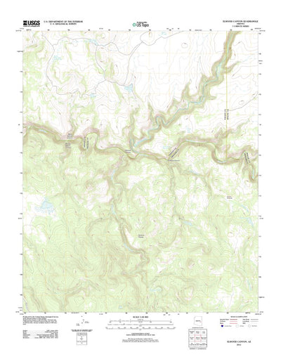Elwood Canyon, AZ (2011, 24000-Scale) Preview 1