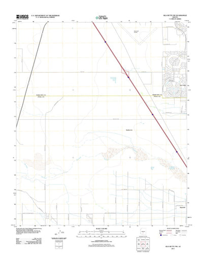 Gila Butte NW, AZ (2011, 24000-Scale) Preview 1